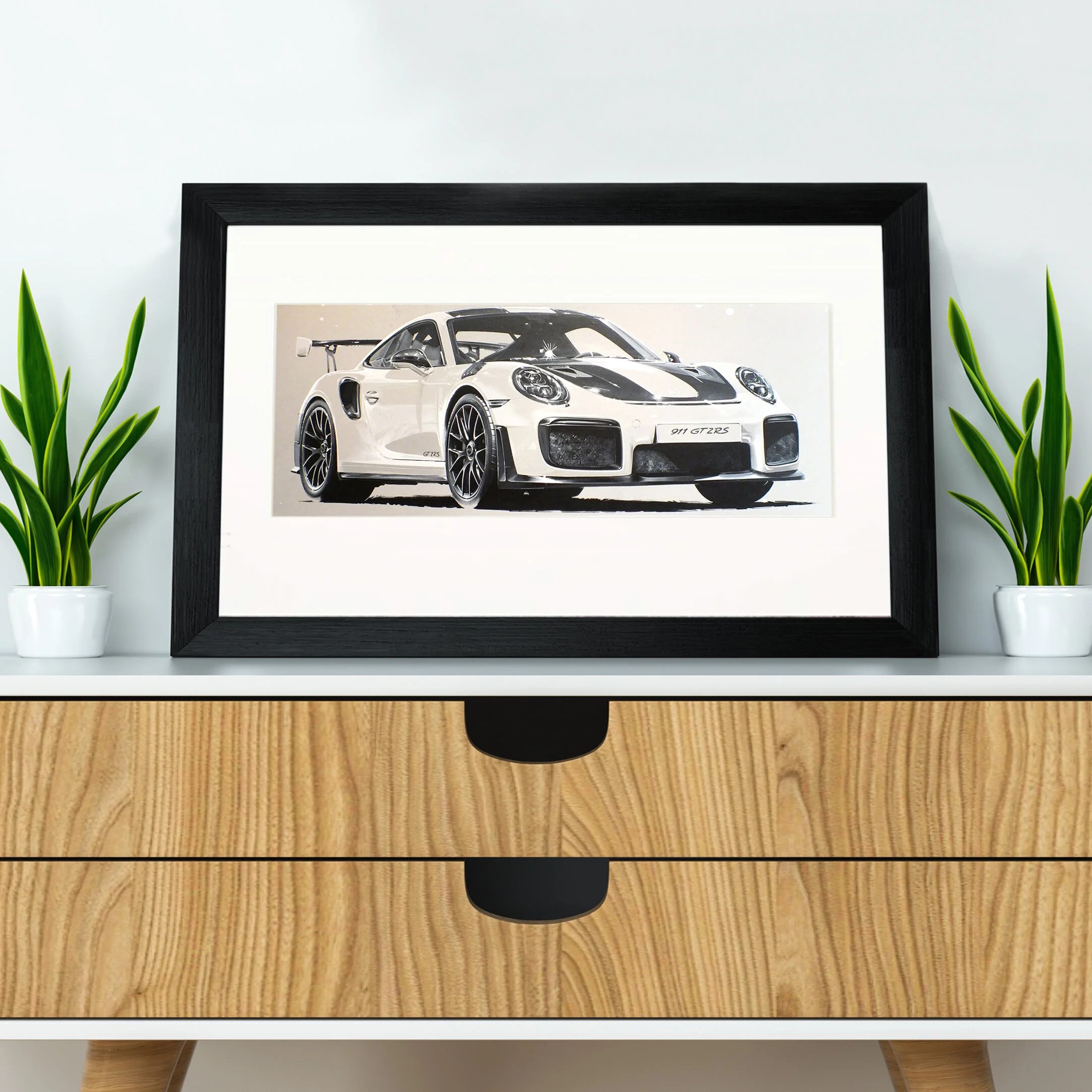 Stunning limited edition reproduction of hand painted image of a
